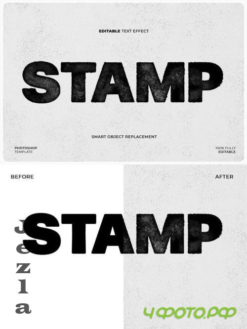 Ink Stamp Text & Logo Effect - Q5UCHKM
