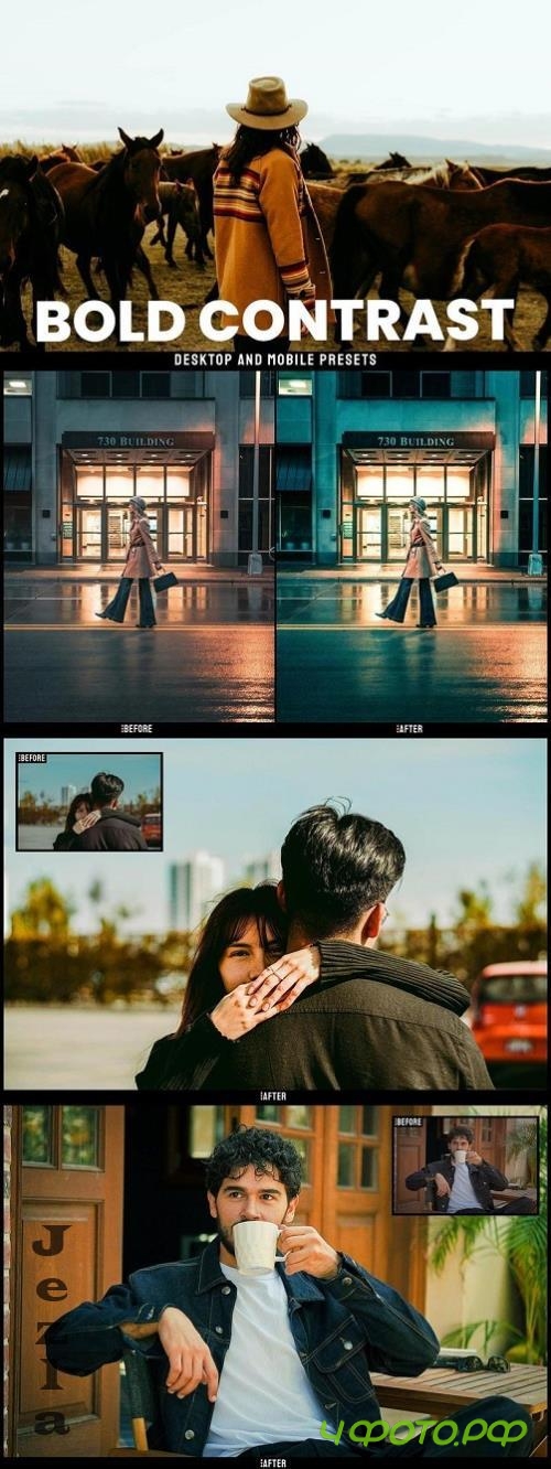 Bold Contrast - Desktop and Mobile Presets - N3V8CCJ
