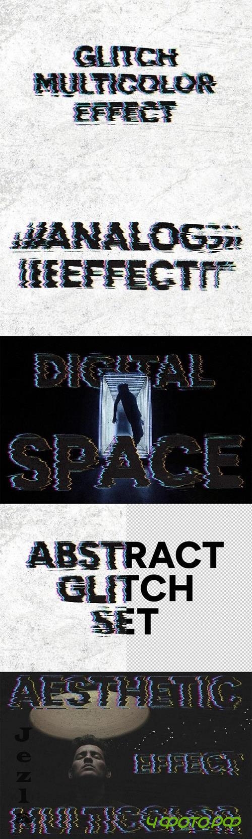 Glitch Multicolor Text Effect - 290846101 - DU3LSQG