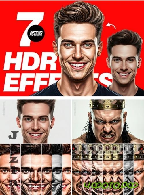 HDR Effects 7 Photoshop Action - 290843339 - AVMTTYN