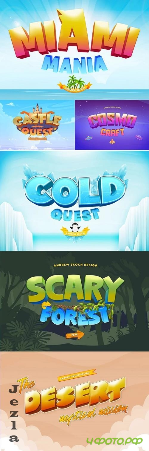 Cartoon Gaming Text Effects - 290813633 - 89KMXRZ