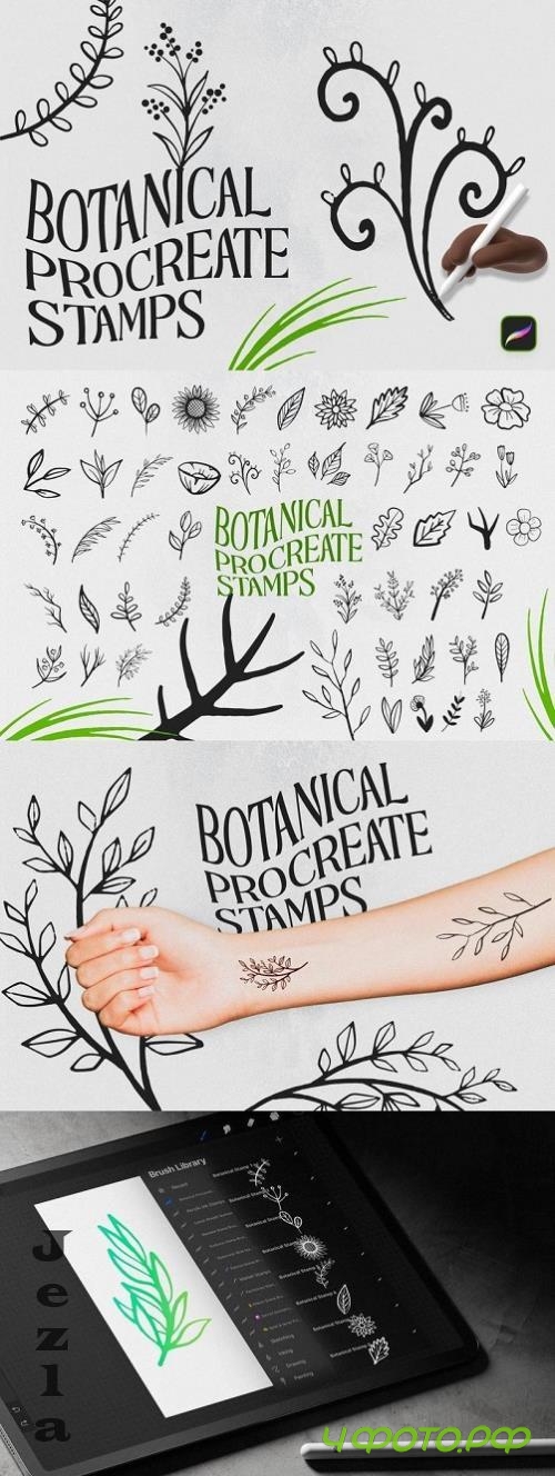 Botanical Procreate Stamp Brushes - 290763728 - JHRGEY8 Botanical Procreate Stamp Brushes - 290763728 - JHRGEY8