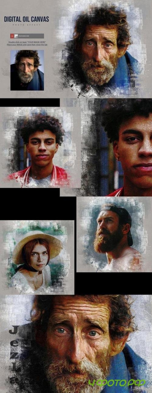 Digital Oil Canvas Photo Effect - GCHZCFQ