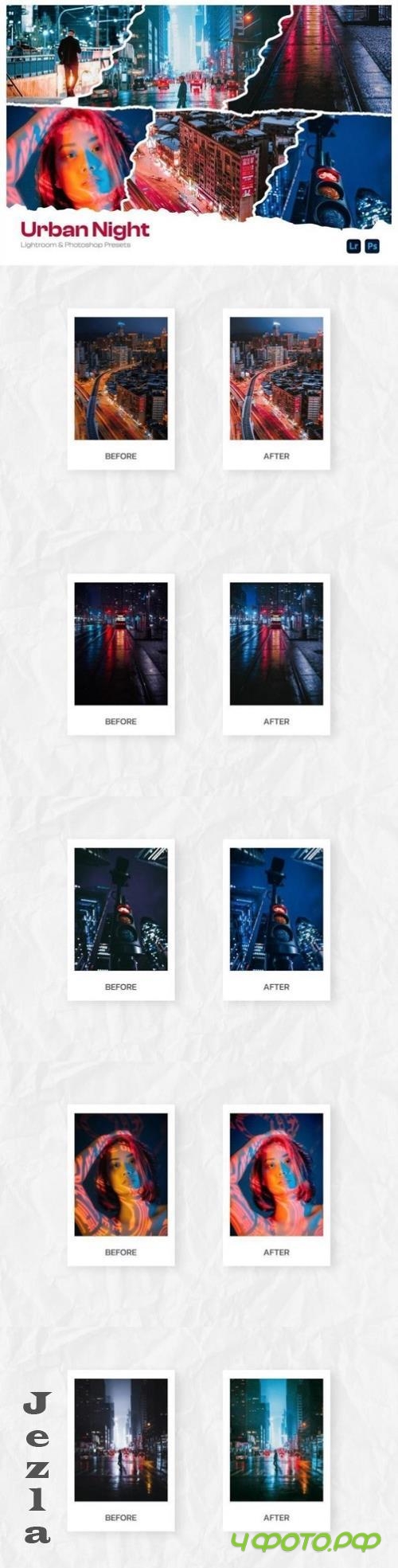 Urban Night Lightroom Presets - XM6J3S6 Urban Night Lightroom Presets - XM6J3S6