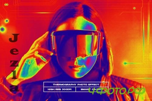Thermography Photo Effect - 5D5KJ8S
