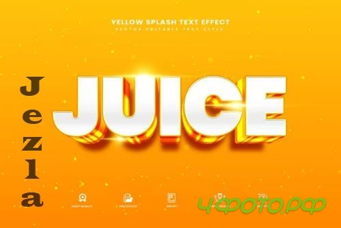 Elegant Juice Vector Text Effect - 280339379 - UB5MWRG