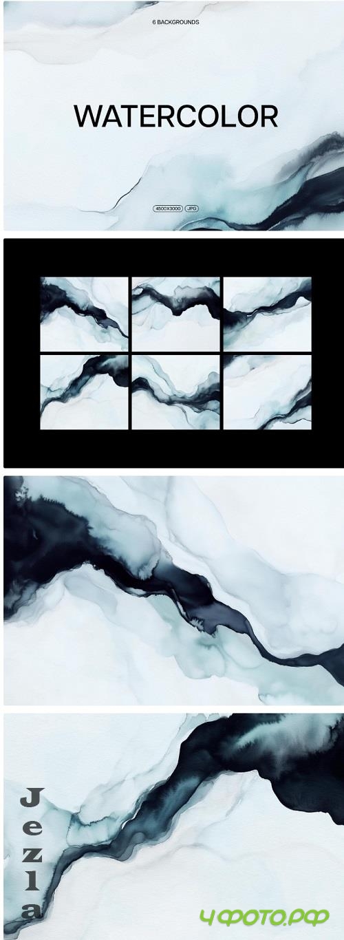 Abstract Watercolor Textures - 290860824