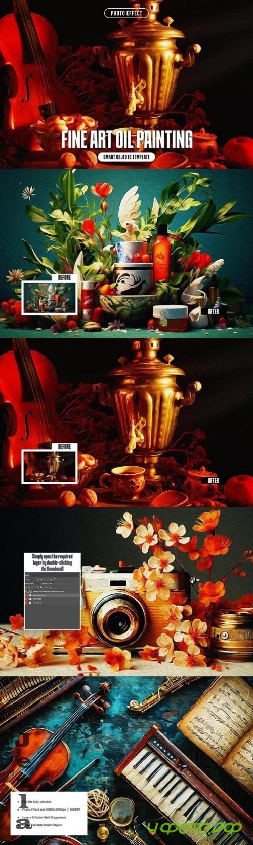 Fine Art Oil Painting Photo Effect - 290913174 - A35VQHA
