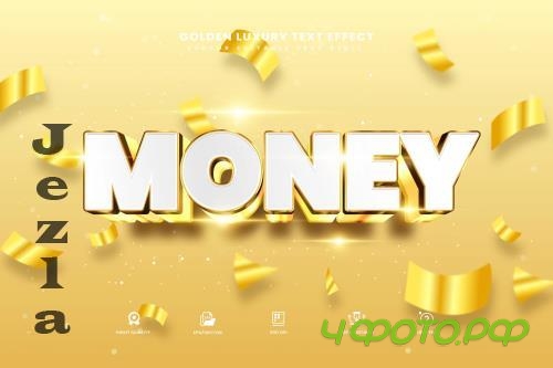 3d Golden Money Editable Text Effect - T4KFQ5E