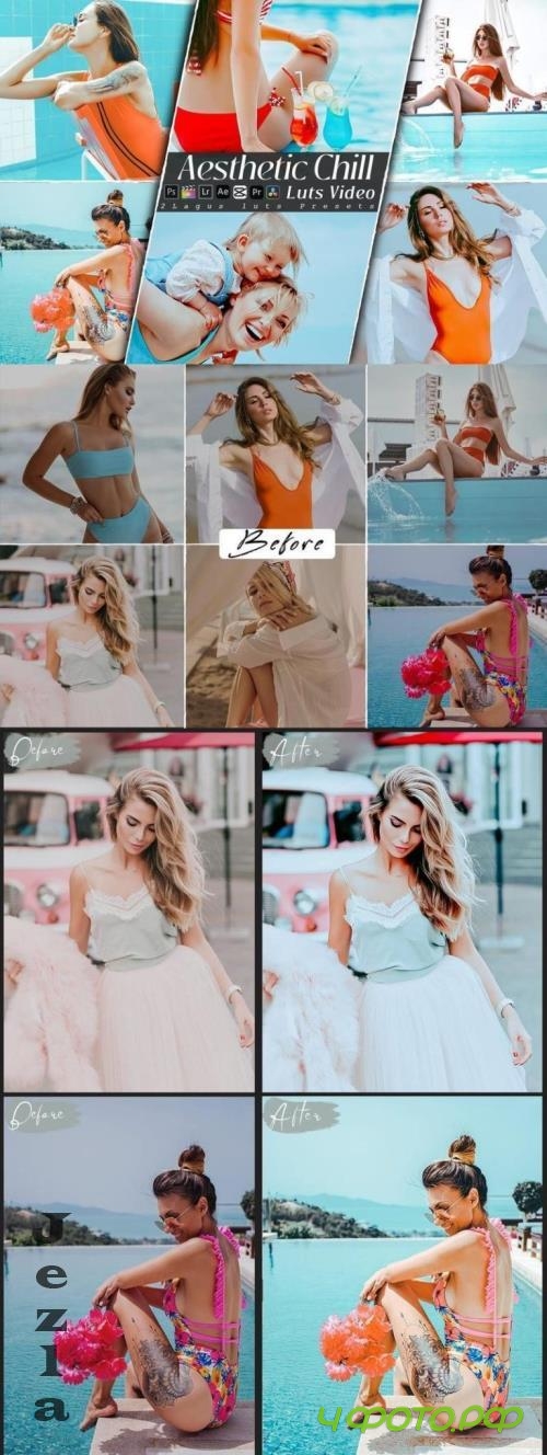 Aesthetic Chill Lightroom Preset Lut Premiere Pro - 88FTMR3