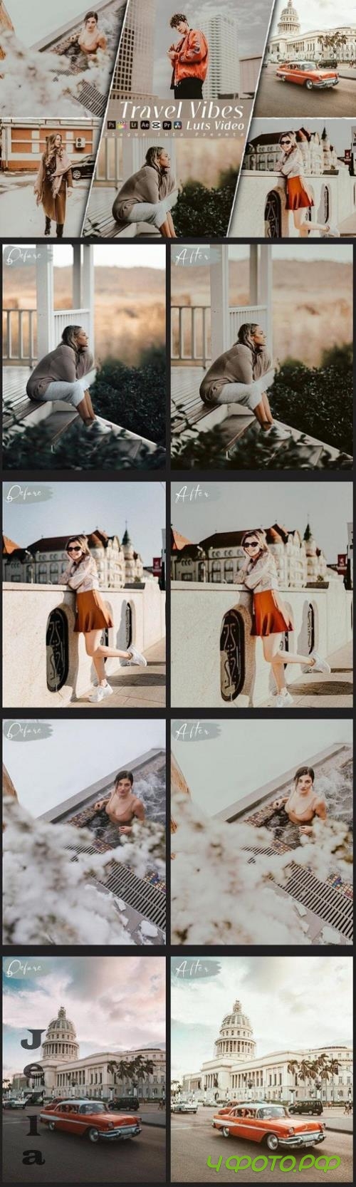 Travel Vibes Lightroom Preset & Luts Premiere Pro - LDMYGS7