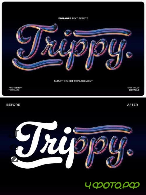 Trippy Chrome Effect - 8ED3GQ5