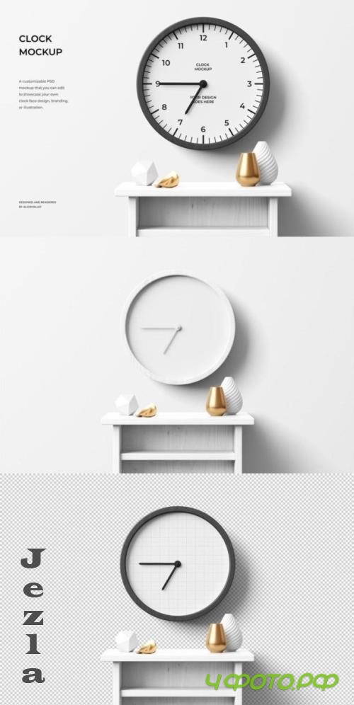 Clock Mockup - C6EUFJD