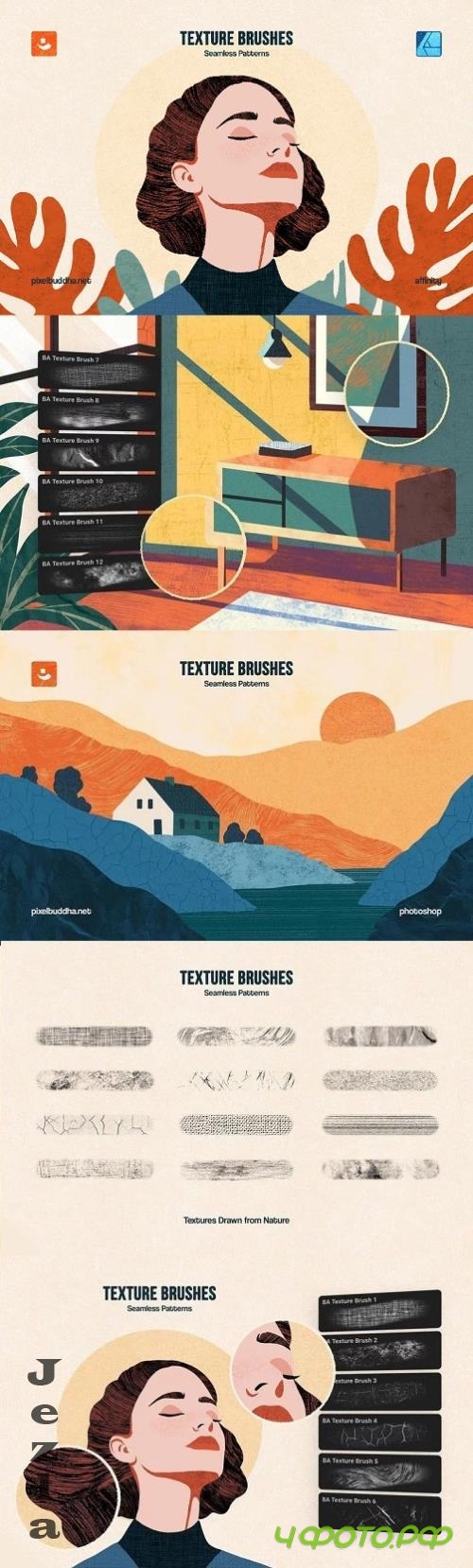 Affinity Texture Brushes - 291005649 - GHGDXBA Affinity Texture Brushes - 291005649 - GHGDXBA