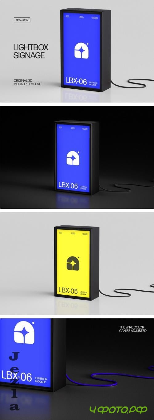 Vertical Lightbox Signage Mockup - 291003006