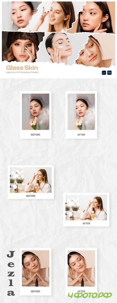 Glass Skin Lightroom Presets - DP28JX4