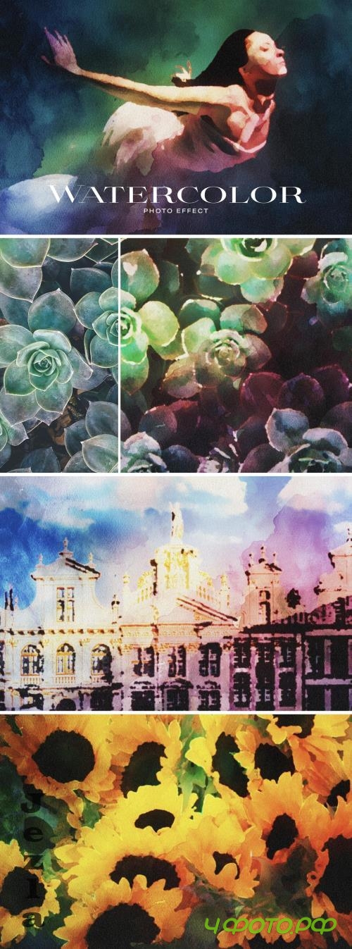 Watercolor Style Photo Effect - 291042412 - G2ZRKYJ