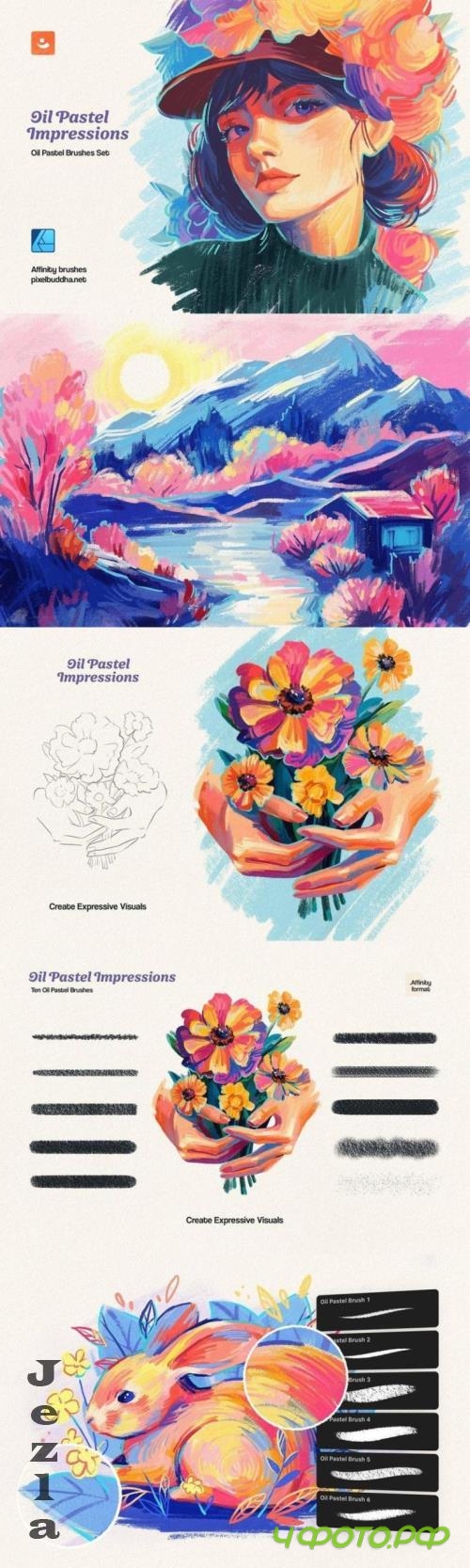 Affinity Oil Pastel Brushes - 291055106 - 9DNEJW9