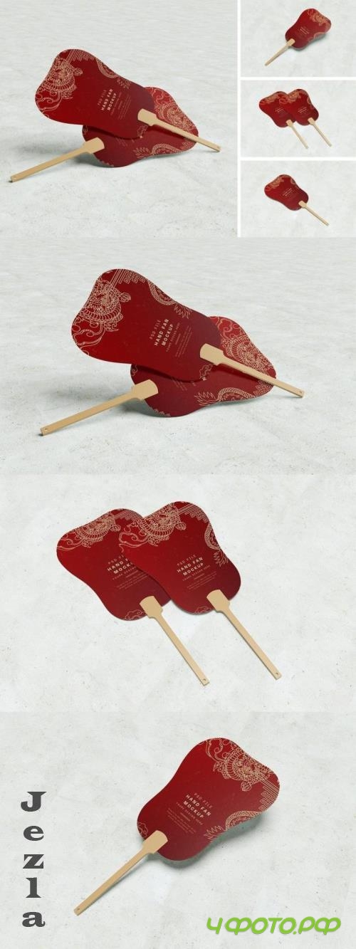 Hand Fan Mockup - LWCKTVW Hand Fan Mockup - LWCKTVW