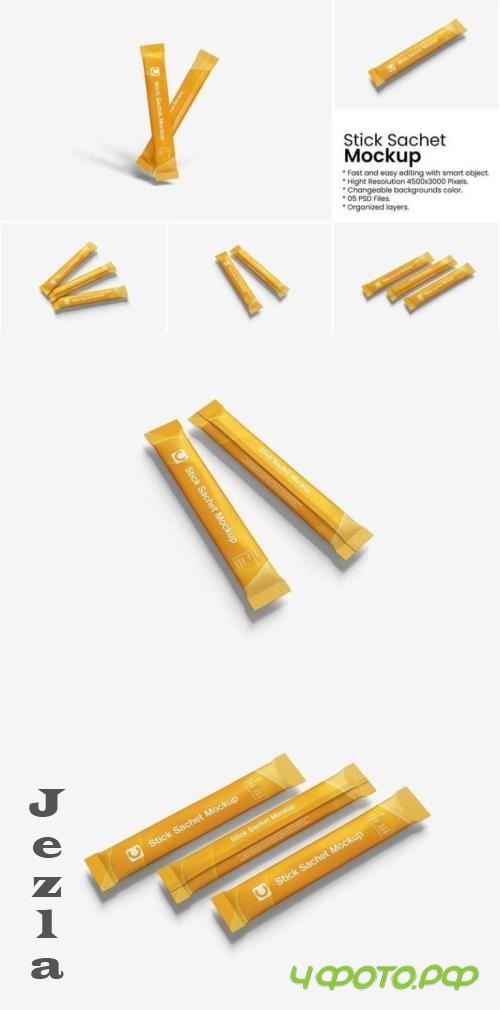 Stick Sachet Mockup - QAY3MKR