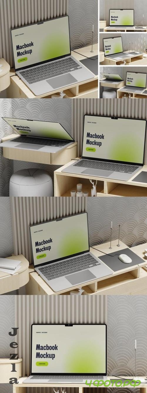 Macbook Mockup Set - JJB3A2K
