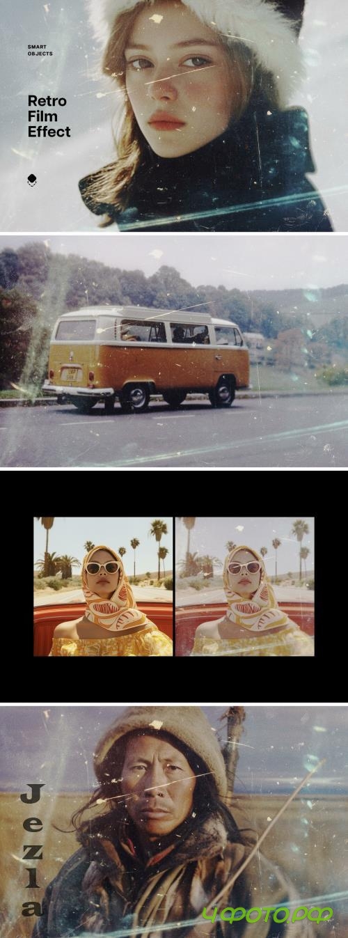 Vintage Movie Photo Effect - 288401479 - 458ZC6A
