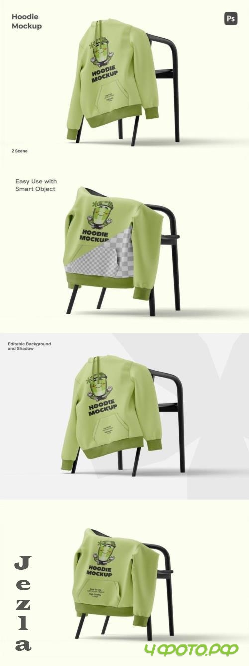 Hoodie Mockup - 6VS492K