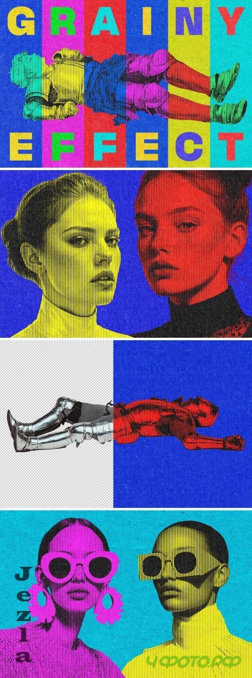 Grainy Halftone Effect - 291002695 - B34464P