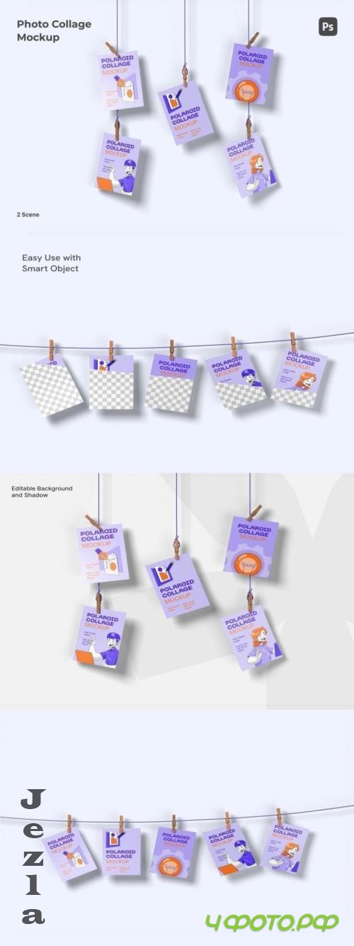 Photo Collage Mockup - M85H9JB