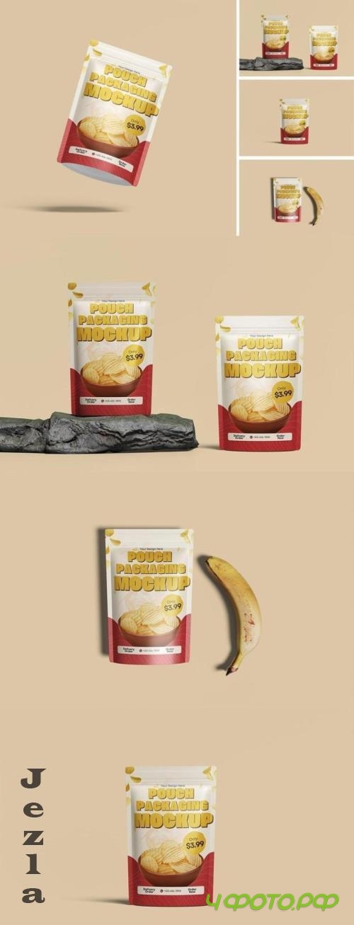 Pouch Packaging Mockup - 9D56695