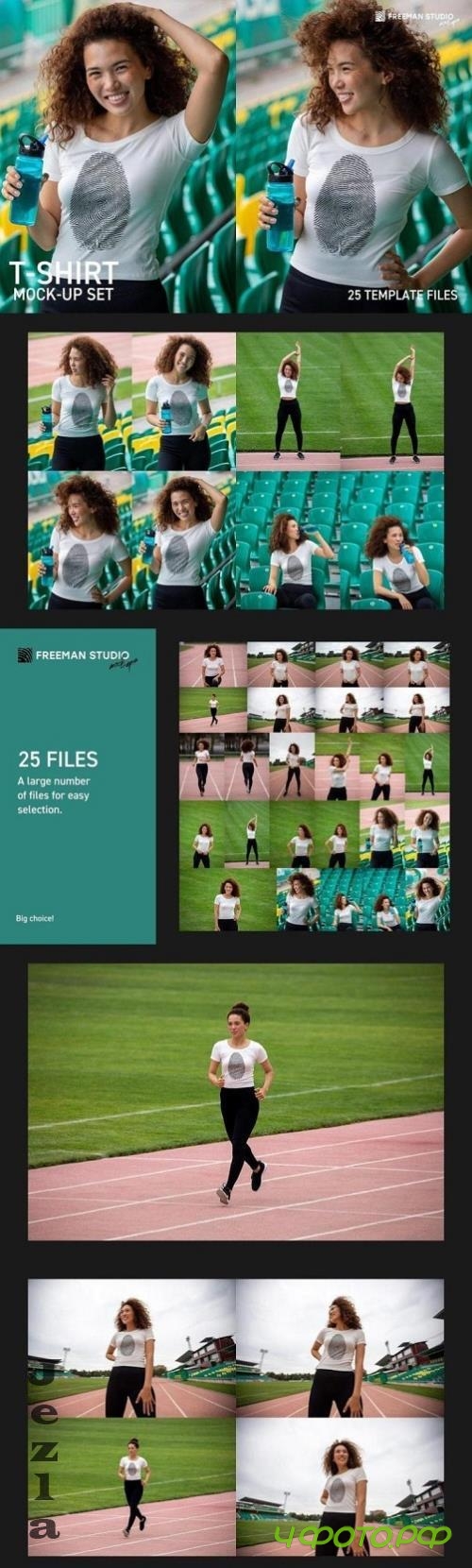 T-Shirt Mock-Up Set - 281217521 - T3VQD5E