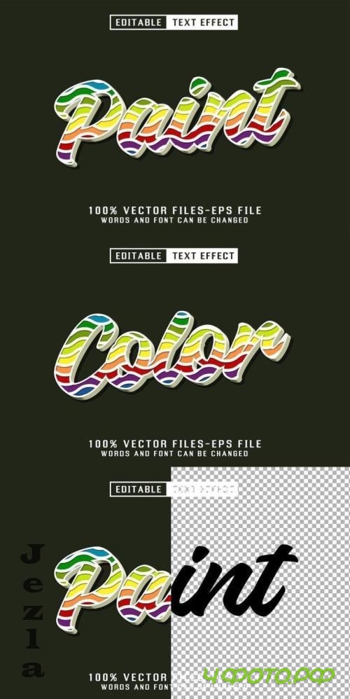 Paint 3d Text - Editable Text Effect -  GVERZYU