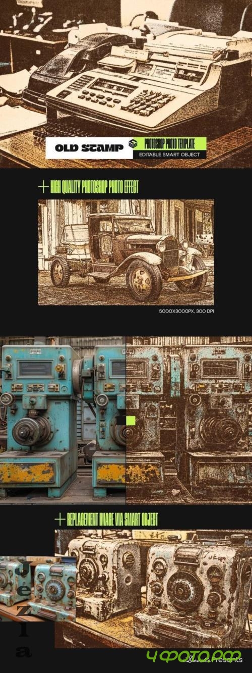 Old Stamp Photo Effect - 291284575 - AS9BRFX