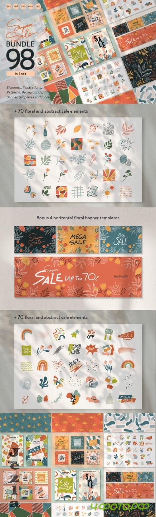 98 in 1 Sale Abstract Elements 98 in 1 Sale Abstract Elements