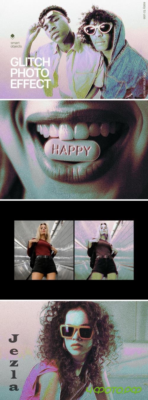 Old VHS Glitch Photo Effect - 291388939 - R2563JY